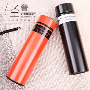 廠家直銷新款保溫杯304不銹鋼真空水杯精品杯時尚情侶杯可定制